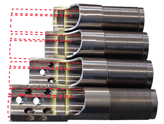 Cutaways with lines